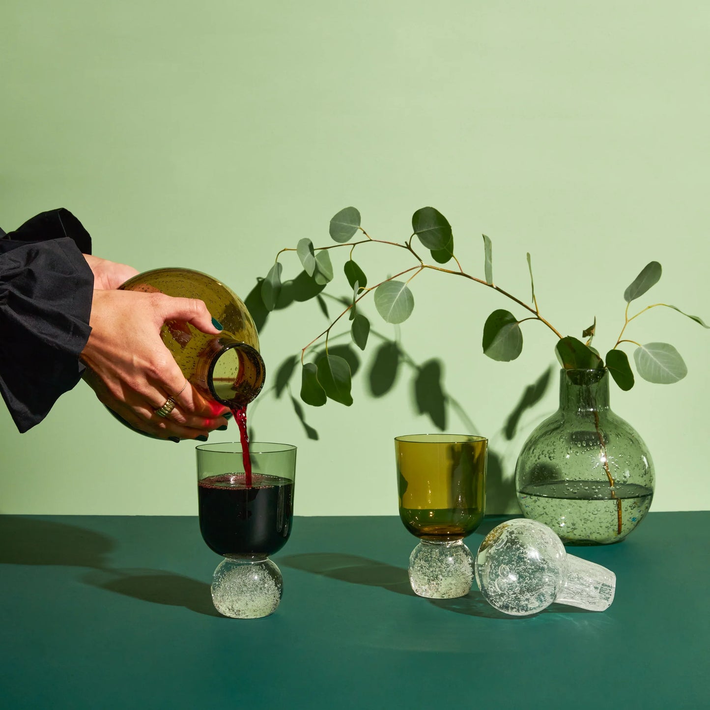 Bubble Glass Decanter