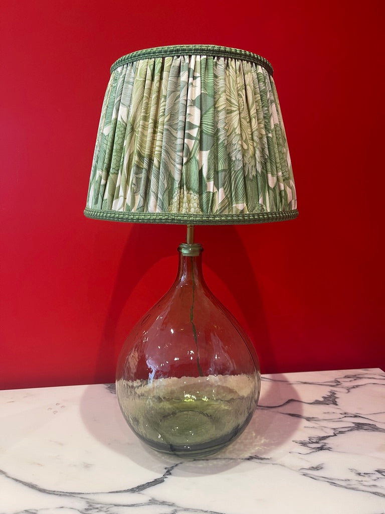 Large Antique French Demijohn Lamp