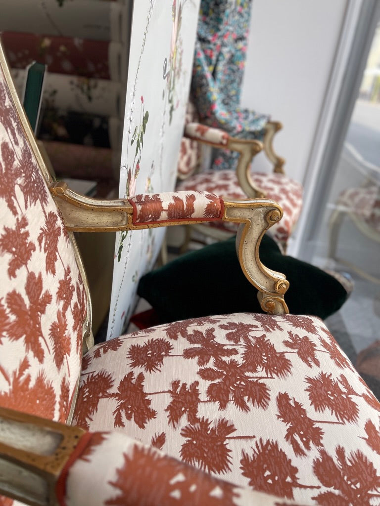 Pair of Antique Louis XV French Chairs