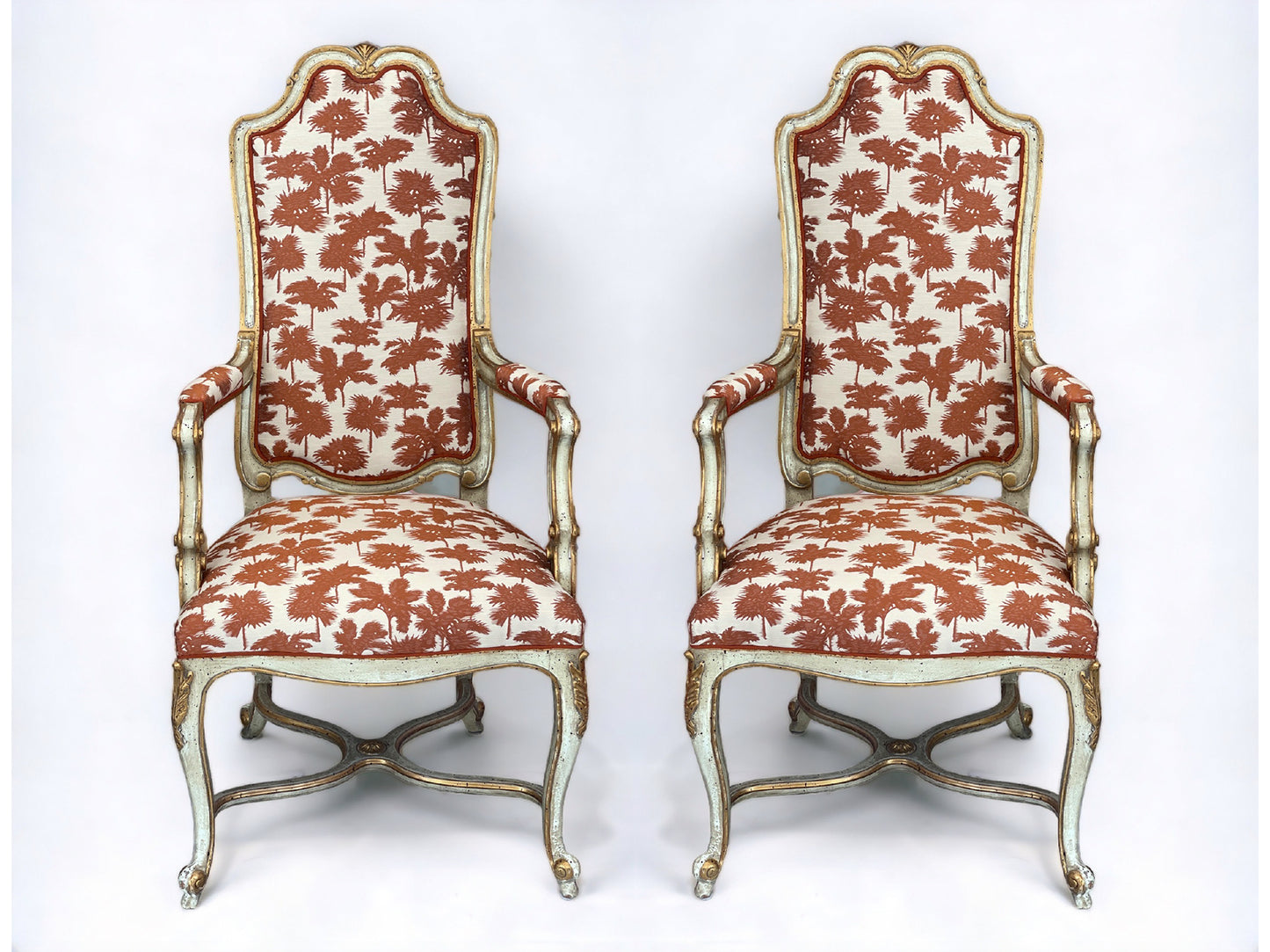 Pair of Antique Louis XV French Chairs