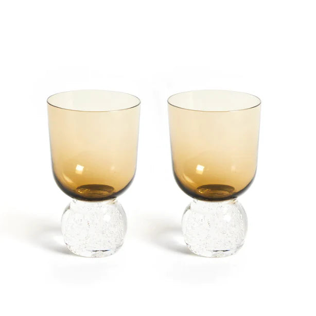 Bubble Glass Tumbler, Set of 2