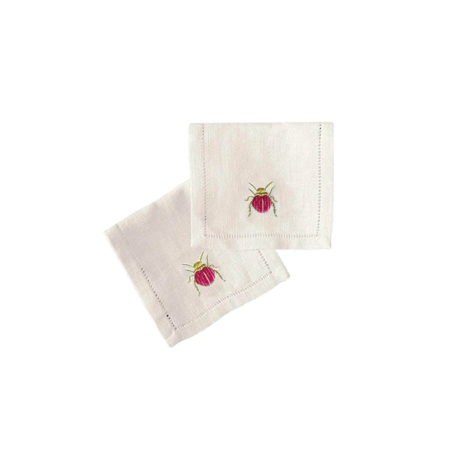 Scarab Cocktail Napkins, Set of 4