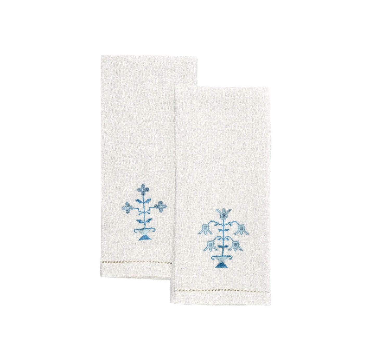 Ottoman Vase Guest Hand Towel, Set of 2
