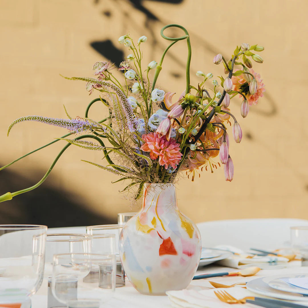 Confetti Glass Vase
