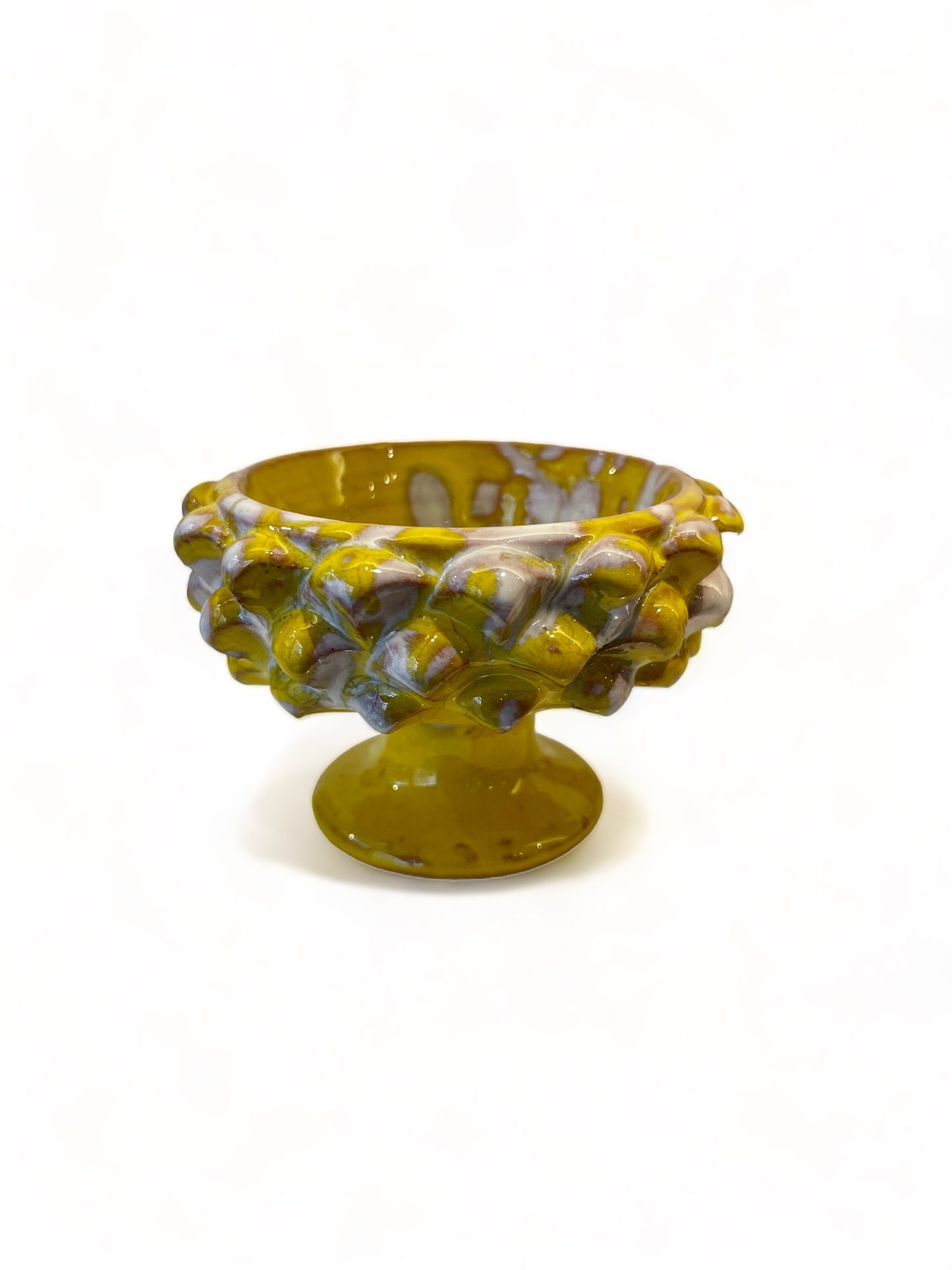 Mini Sicilian Pine Cone Pedestal Bowl, 7 cm