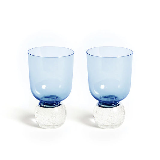 Bubble Glass Tumbler, Set of 2