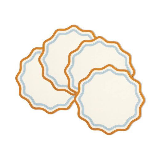 Colorblock Embroidered Placemats