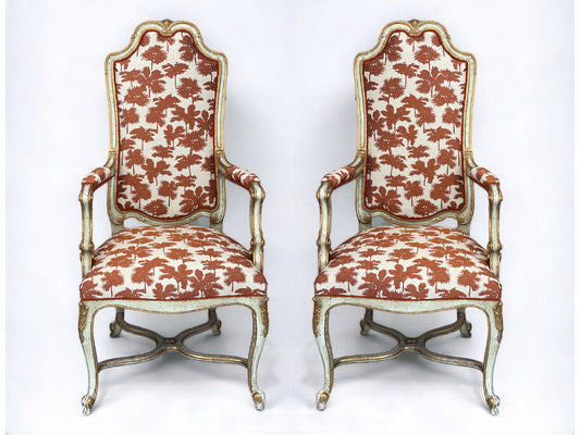 Pair of Antique Louis XV French Chairs